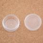 Wowlife 25/30/50/100 Pcs Clear Empty Plastic Cosmetic Containers 5 Gram Size Pot Jars Eyshadow Container Lot (15 Pcs)