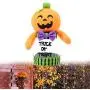 UPKOCH 2pcs Halloween Candy Jars Pumpkin Candy Holders Trick or Treat Box Biscuit Cookie Storage Cases Decorative Bottles for Halloween