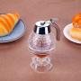 sikiwind Honey Dispenser with Storage Stand Bee Hive Honey Dispenser Syrup Juice Jar Paste Separator DIY Kitchen Tool