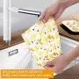 Wrap Food Storage Kit,Include 3Pcs Beeswax Food Wrap 3Pcs Cotton Mesh Bags,Eco-Friendly Washable, Food Cover Wrap Food Storage Kit,Include 3Pcs Beeswax Food Wrap 3Pcs Cotton Mesh Bags,Eco-Friendly Washable, Food Cover