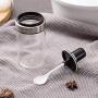 Glass Seasoning Rack Jar Spice Pots Tins Spice Box Storage Container Pepper Seasoning Kitchen Jar With Spoon Kitchen Tool,United States