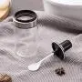 Glass Seasoning Rack Jar Spice Pots Tins Spice Box Storage Container Pepper Seasoning Kitchen Jar With Spoon Kitchen Tool,United States