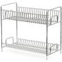 2-Tier Standing Rack EZOWare Kitchen Bathroom Countertop Storage Organizer Shelf Holder Spice Rack