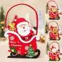 Hochwertige Marken Niedlicher Weihnachtsmann Elch Bär Schneemann Weihnachtsbeutel Dekor, Weihnachtsfilz Strumpf - Weihnachtsrentier Stoff, Weihnachtsshirt, Lustige Socken Männer, Schneemann Köpfe