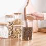 Glass Sealed Jars, Moisture-Proof Kitchen Food Containers, Storage Spices/Coffee Beans/Oatmeal/Pasta