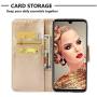 Soft PU Leather Wallet Case for Huawei Mate 20,Flip Stand Case for Huawei Mate 20,Moiky Classic Retro Gold 3D Owl Design Solid Color Purse Folio Magnetic Cover with Wrist Strap