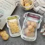 Sacs réutilisables en forme de bocal Mason vivaBKK, étanches, pour aliments, gâteaux, snacks, lot de 12. Sacs réutilisables en forme de bocal Mason vivaBKK, étanches, pour aliments, gâteaux, snacks, lot de 12.