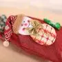 Linen Weihnachtspolster Beutel Süßigkeiten Bonbons Geschenke Beutel für Weihnachten Kinderbedarf Schneemann