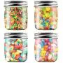 Bouteilles en plastique transparentes de 240 ml Novelinks avec couvercles à vis - Contenants vides ronds réutilisables pour le stockage de la cuisine et de la maison - BPA Free (Lot de 8) Bouteilles en plastique transparentes de 240 ml Novelinks avec couvercles à vis - Contenants vides ronds réutilisables pour le stockage de la cuisine et de la maison - BPA Free (Lot de 8)