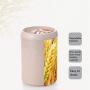 One-Pine Environmentally Friendly Wheat Straw Food Storage Jar with Sealed Lid and Pull Ring,800ml Food Storage Canister Container for Tea Sugar Coffee Bean Nuts Grain