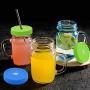 Xigeapg 8Pcs Wide Mouth Mason Jar Lids with Straw Hole for Ball & Kerr Mason Jar, Great for Drinking & Food Storage