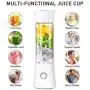 Mixeur Portable Taillans【2019 Nouveau】 avec Cuve Électrique Rechargeable USB, Multi-Fonctionnel pour Shakes et Smoothies, Acier Inoxydable 6 Pales (FDA BPA Free)
