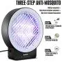 Mücken Bug Zapper, Mücken Killer UV Insektenspender Lampe Elektronischer Insektizide für Innenräume, Zeitgesteuerte & Fernbedienbare Mückenbekämpfung mit Aschenbecher