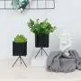 Bouteilles de Stockage Métal Nordique avec Cadre, Support de Crayon Moderne, Vase Floral Chic Blanc et Noir, Pot de Rangement Floral. Bouteilles de Stockage Métal Nordique avec Cadre, Support de Crayon Moderne, Vase Floral Chic Blanc et Noir, Pot de Rangement Floral.