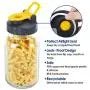 6 Pack of Flip Cap Mason Jar Lids with Leak-proof & Airtight Seal and Easy Pour Spout - REGULAR MOUTH 6 Pack of Flip Cap Mason Jar Lids with Leak-proof & Airtight Seal and Easy Pour Spout - REGULAR MOUTH