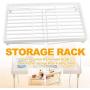 w5bhj0 Foldable Storage Rack Cabinet Organizer Cabinet Rack Shelf Herb Jar Storage for Cabinets, Crafts, Kitchen Organization