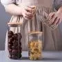 Glass Sealed Jars, Kitchen Household Grain Storage Tanks, Storage Spices/Pasta/Oatmeal/Coffee Beans Glass Sealed Jars, Kitchen Household Grain Storage Tanks, Storage Spices/Pasta/Oatmeal/Coffee Beans