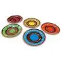 Cactus Canyon Ceramics Spanish Terracotta 5-Piece Small Dinner Plate Set (European Size), Multicolor Cactus Canyon Ceramics Spanish Terracotta 5-Piece Small Dinner Plate Set (European Size), Multicolor