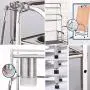 LYNNTLJ Spice Racks,Multi-Layer Stainless Steel Kitchen Seasoning Rack,for Spice Jar and Bottle Storage,Space-Saving/Silver / 50x42cm LYNNTLJ Spice Racks,Multi-Layer Stainless Steel Kitchen Seasoning Rack,for Spice Jar and Bottle Storage,Space-Saving/Silver / 50x42cm