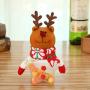 Amosfun Christmas Candy Jar Christms Favor Box with Reindeer Doll Star Shape Christmas Traet Jar for Kids Children Size S