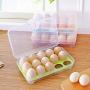 AIUSD Useful Refrigerator Eggs Storage Box 15 Eggs Holder Food Storage Container Case Home Supplies Christmas New Year Decoration Big Sales