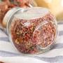 Glass Sealed Cans/Food Storage Jar Spice Teas Beans Candy Preservation Bottle Kitchen Tools About 180Ml,10 Pieces