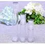 12 Stück 10 ml / 0,34 oz Transparente Kleine Unze Leere PS-Kunststoff Luftpumpen-Behälter für Kosmetik, Make-up, Seren, Creme, Lotion, Reise-Toiletten, Flüssige Toner, Probenbehälter