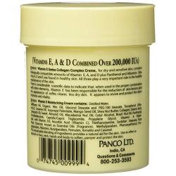 Genes Vitamin E Creme Swiss Collagen Complex Moisturizing Creme for Dry and Sensitive Skin 16 oz