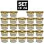 Small Mini Glass Jars With Tin Lids - 24 pack x 2 oz ? All Purpose Empty Storage Jars Small Mini Glass Jars With Tin Lids - 24 pack x 2 oz ? All Purpose Empty Storage Jars