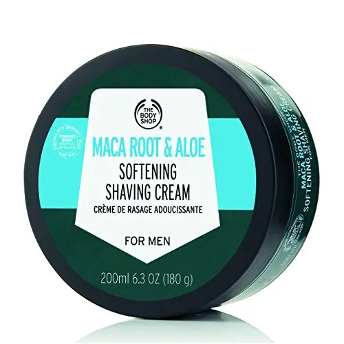 The Body Shop Maca Root & Aloe Softening Shaving Cream for Men, 6.3 Oz The Body Shop Maca Root & Aloe Softening Shaving Cream for Men, 6.3 Oz