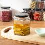 Large glass sealed cans, transparent kimchi glass jars, multi-grain storage tanks