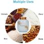 Ceramic Pottery Cereal Containers Canister Cookie Jar with Lids Large, Airtight Food Storage Containers Bins for Kitchen Pantry Organization Flour Rice Candy Bulk, 1.2L, 16x12cm (Color : Yellow)