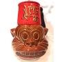 APE Exotica Band and Live Tiki Carver Ceramic Cookie Food Canister Container Jar