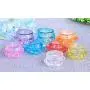 30 Pièces de Pots et Flacons en Plastique Transparent pour Échantillons de Cosmétiques - Contenants pour Crème Visage, Eyeshadow, Ongles, Poudre et Beauté – Différents Couleurs de Couvercles. 30 Pièces de Pots et Flacons en Plastique Transparent pour Échantillons de Cosmétiques - Contenants pour Crème Visage, Eyeshadow, Ongles, Poudre et Beauté – Différents Couleurs de Couvercles.