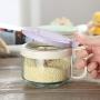 Grey990 2 in 1 Glass Seasoning Spice Sugar Jar Condiment Storage Box Kitchen Container Tool Random Color Random Color