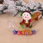 Christmas Candy Jar Plush & Plastic Santa Claus Snowman Elk Cute Sugar Box Coin Container Decorative Sugar Jars