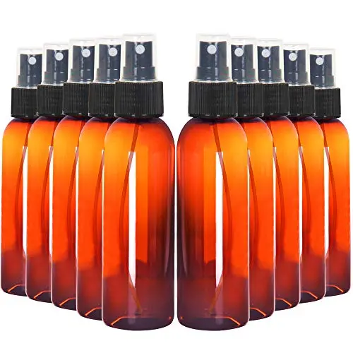 10 Pièces Flacons en Plastique Ambrés 4 oz, Refillables, avec Bouchons, Petits Flacons de Pulvérisation en Plastique Voyage – Idéal pour les Produits de Soin et les Essences. 10 Pièces Flacons en Plastique Ambrés 4 oz, Refillables, avec Bouchons, Petits Flacons de Pulvérisation en Plastique Voyage – Idéal pour les Produits de Soin et les Essences.