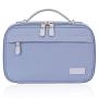 FYY Toiletry Bag, Travel Cosmetic Bag Wash Gargle Bag Large Capacity Zippered Organizer with Top Handle for Men Women Blue