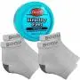 Kit de Réparation des Talons Fissurés et Asséchés avec Chaussettes de Silicone Gray pour Talons (2 Paire) et Crème O’Keeffe’s Healthy Feet Crème pour Soin des Pieds à Domicile Kit de Réparation des Talons Fissurés et Asséchés avec Chaussettes de Silicone Gray pour Talons (2 Paire) et Crème O’Keeffe’s Healthy Feet Crème pour Soin des Pieds à Domicile