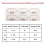 10 Gram Cosmetic Containers 20pcs Sample Jars with Lids Plastic Makeup Sample Containers BPA free Pot Jars