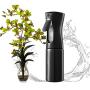 Simliving Hair Water Bottle Spray Mister - 10oz Continuous Pressurized 360 Misting Stylist Sprayers for Barber (6.7oz black)