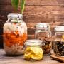 Yl Ly Glass Sealed Jar Glass Bottle Storage Jar Honey Bottle Enzyme Bottle Milk Powder Candy Jar Dried Fruit Bottle With Lid Square 500Ml