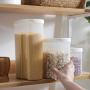 Food Savers Food Storage Containers Food Preservation Box Sealed jar Whole grain storage and storage tank Scale,17.510.313.3/18.3/26.5cm (Size : 17.510.318.3cm)