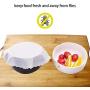 Silicone Covers of 5 Various Colors Reusable Durable and Stretchable Silicone Stretch Lids for Bowl/Can/Jar/Glassware, Food Saver Covers Safe in Dishwasher, Microwave and Freezer