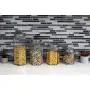 Bocal Hexagonal en Verre Home Basics avec Couvercle en Acier Inoxydable Étanche, Organisation de Cuisine, Large Bouche, Idéal pour Stocker les Aliments, les Collations et les Produits de Boulangerie, Transparent (1 pièce, Taille Moyenne (110 oz.)) Bocal Hexagonal en Verre Home Basics avec Couvercle en Acier Inoxydable Étanche, Organisation de Cuisine, Large Bouche, Idéal pour Stocker les Aliments, les Collations et les Produits de Boulangerie, Transparent (1 pièce, Taille Moyenne (110 oz.))