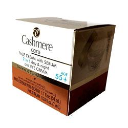 Cashmere Care Face Cream with Serum 2 in 1 day & night and EYE CREAM 55+ NORMAL & COMBINATION SKIN