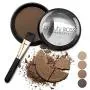 Eyebrow Powder Dark Brown - Natural Fill-in Eyebrow Makeup - Brow Powder Water Resistant Includes Small Brush Eyebrow Powder Dark Brown - Natural Fill-in Eyebrow Makeup - Brow Powder Water Resistant Includes Small Brush