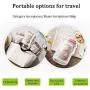 3 Pièces Sacs Mason Réutilisables avec Fermeture à Glissière, Bouchons Hermétiques pour Stockage Alimentaire, Snack, Biscuits, Sacs Ziploc Étanches, Conservation de l'Humidité pour Voyage/Camping/Barbecue/Pique-nique/Bureau 3 Pièces Sacs Mason Réutilisables avec Fermeture à Glissière, Bouchons Hermétiques pour Stockage Alimentaire, Snack, Biscuits, Sacs Ziploc Étanches, Conservation de l'Humidité pour Voyage/Camping/Barbecue/Pique-nique/Bureau