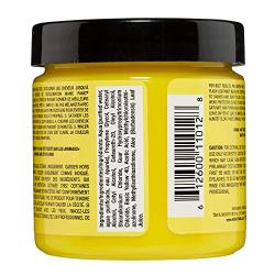Manic Panic Electric Banana Hair Dye - Classic High Voltage - Semi-Permanent Hair Color - Bright, Neon Yellow Hair Dye Glows in Blacklight - Vegan, PPD & Ammonia-Free For Coloring Hair on Women & Men