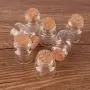 Glasbehälter & Flaschen | 100 Stück 222512,5mm 4ml Mini Glas Wünsche-Gewürzflaschen Kleine Flaschen mit Korkstopfen für Pendel, Basteln, Hochzeitsgeschenke | von HUDITOOLS | 1 Stück